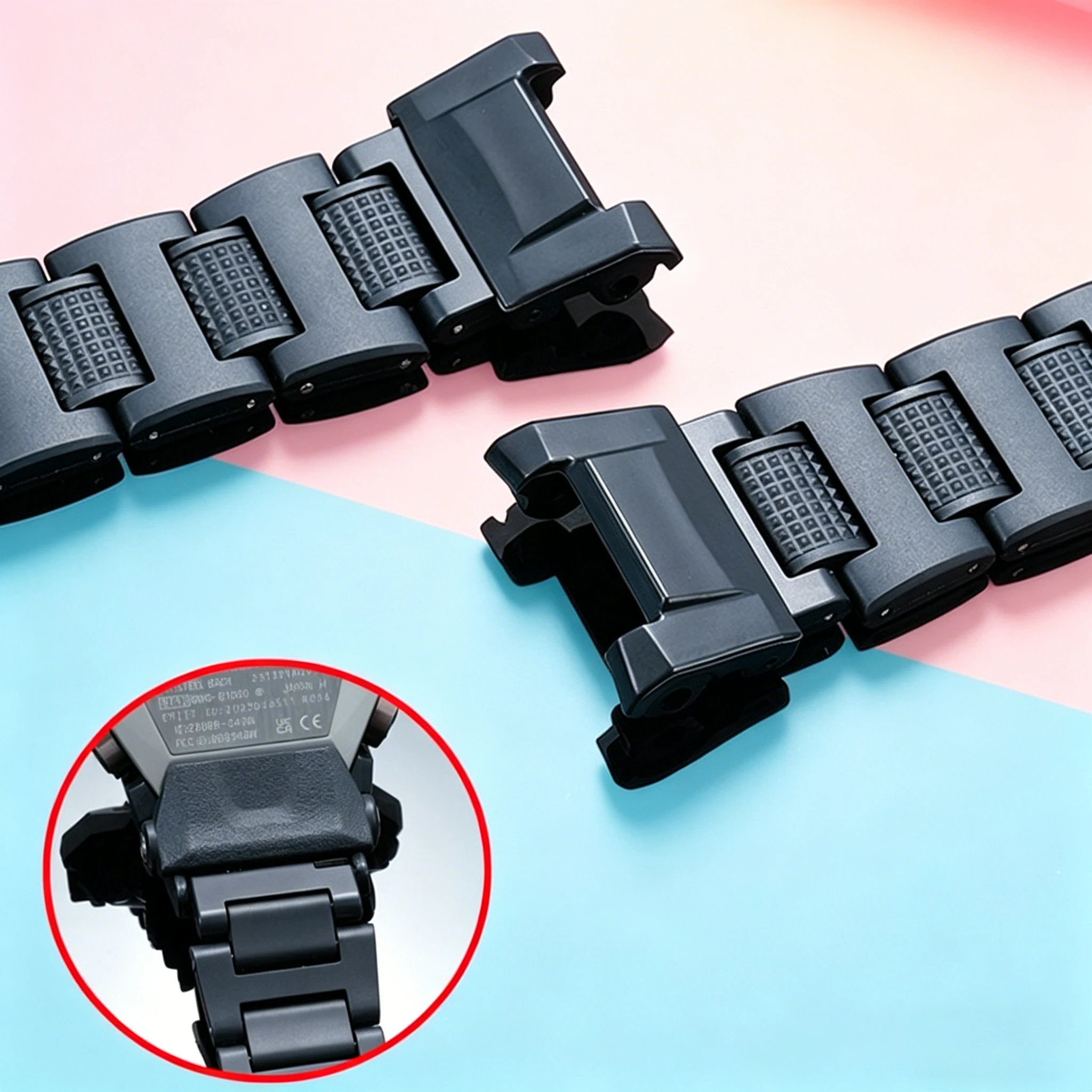 

Ремешок для часов DIY для Casio G-SHOCK третьего поколения Big Mud King 5713 GWG-B1000, модифицированный, из пластика и стали, легкий