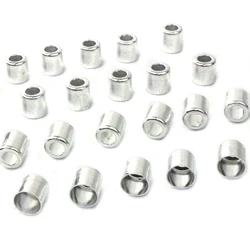 7.8-11mm Small Size Metal Ferrules Aluminum Crimp Sleeves 500Pcs Pressure Hose Oil Tube Connector