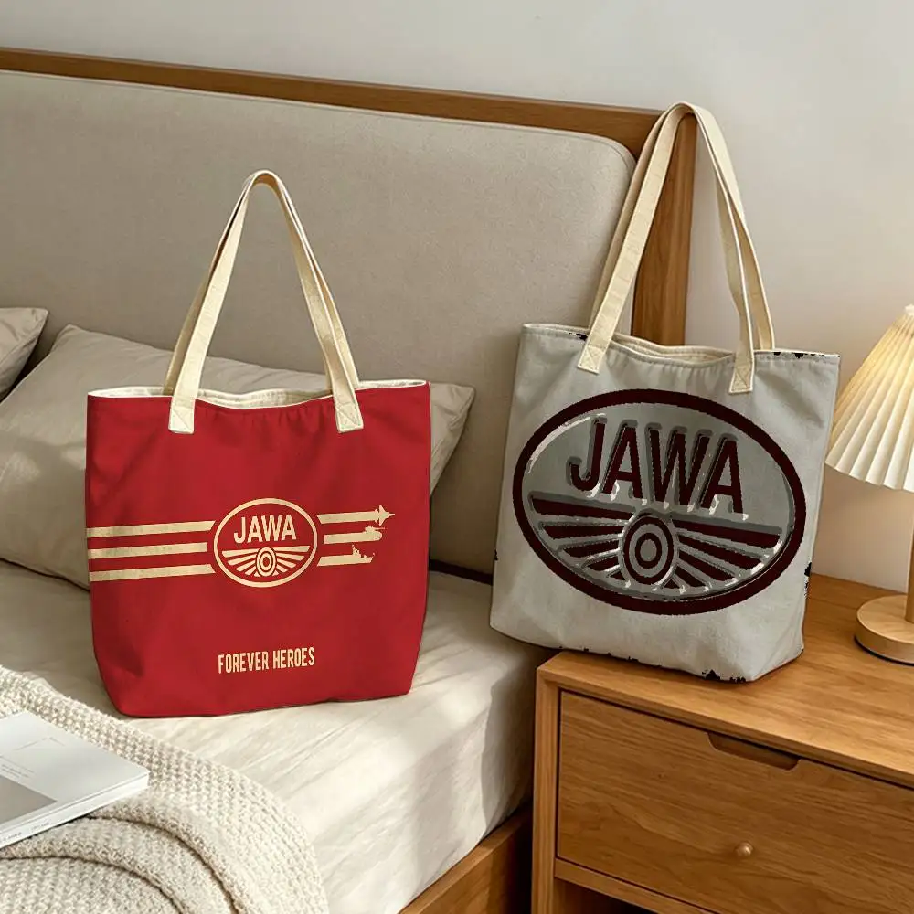 J-Jawa M-Motor Lightweight Foldable Tote Bag Strap, Reusable Shopping Bag, Perfect Gift for Daily