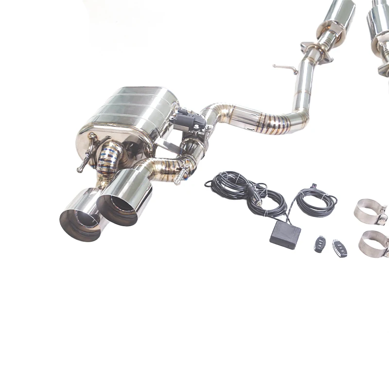 Suitable for 2022 Lexus IS500 RCF GSF 5.0L Catback with resonator + electronic valve titanium alloy performance exhaust pipe