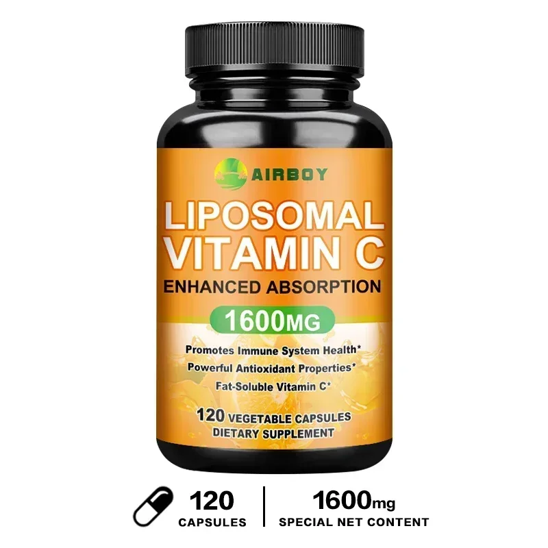 Liposomal Vitamin C - Promotes Collagen Production, for Immune System and Skin Health, Antioxidant