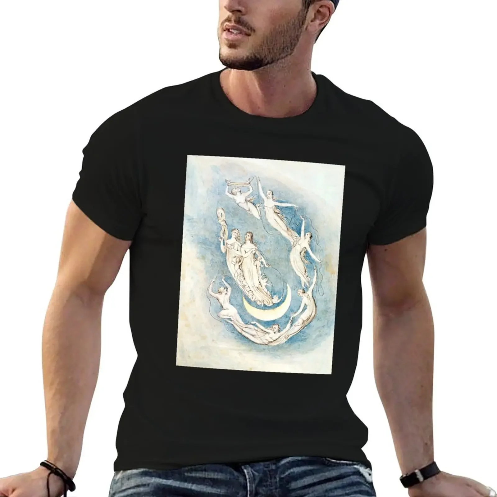 HD Our Time is Fix’d, by William Blake HIGH DEFINITION T-Shirt customs korean fashion t shirt for men