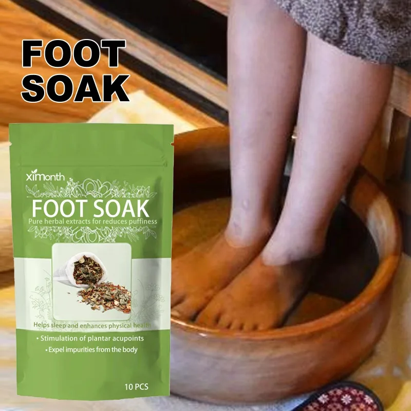 Herbal Slimming Foot Soak Lazy Body Fat Burning Slimming Firming Thigh Muscle Belly Detox Foot Soak Lymphatic Health Care