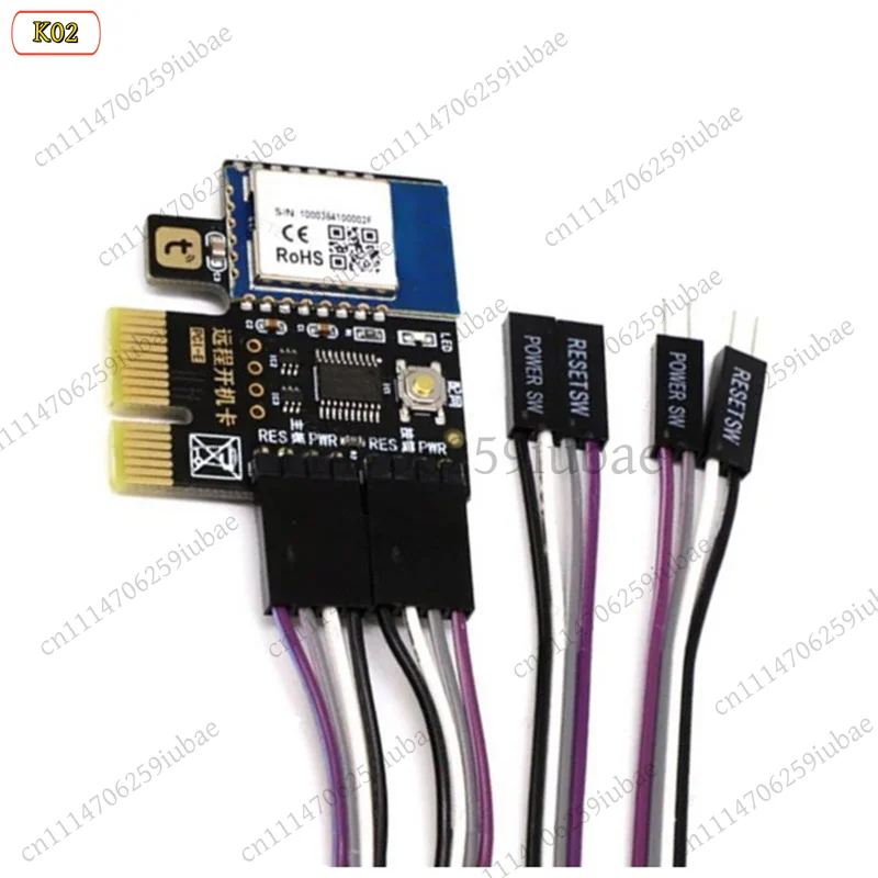 for Tuya WiFi PC Power Switch, Desktop Remote Boot Card, PCIe Mini Card APP Control, Compatible Accessory for Telecommuting