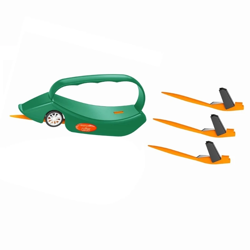 Q5WF Pieces Wrapping Paper Cutter Portable Paper Cutter Roll Paper Cutter for Gift Wrapping Paper Christmas