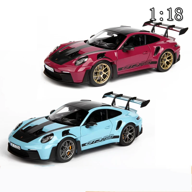

NOREV 1:18 911 GT3 RS Литая модель автомобиля из сплава для коллекции, демонстрации и подарков, транспортные игрушки без дистанционного управления