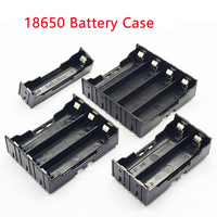 18650 Battery Case 1X 2X 3X 4X 18650 Battery Holder 18650 Battery Storage Box 1 2 3 4 Slot Batteries Container Hard Pin DIY Case
