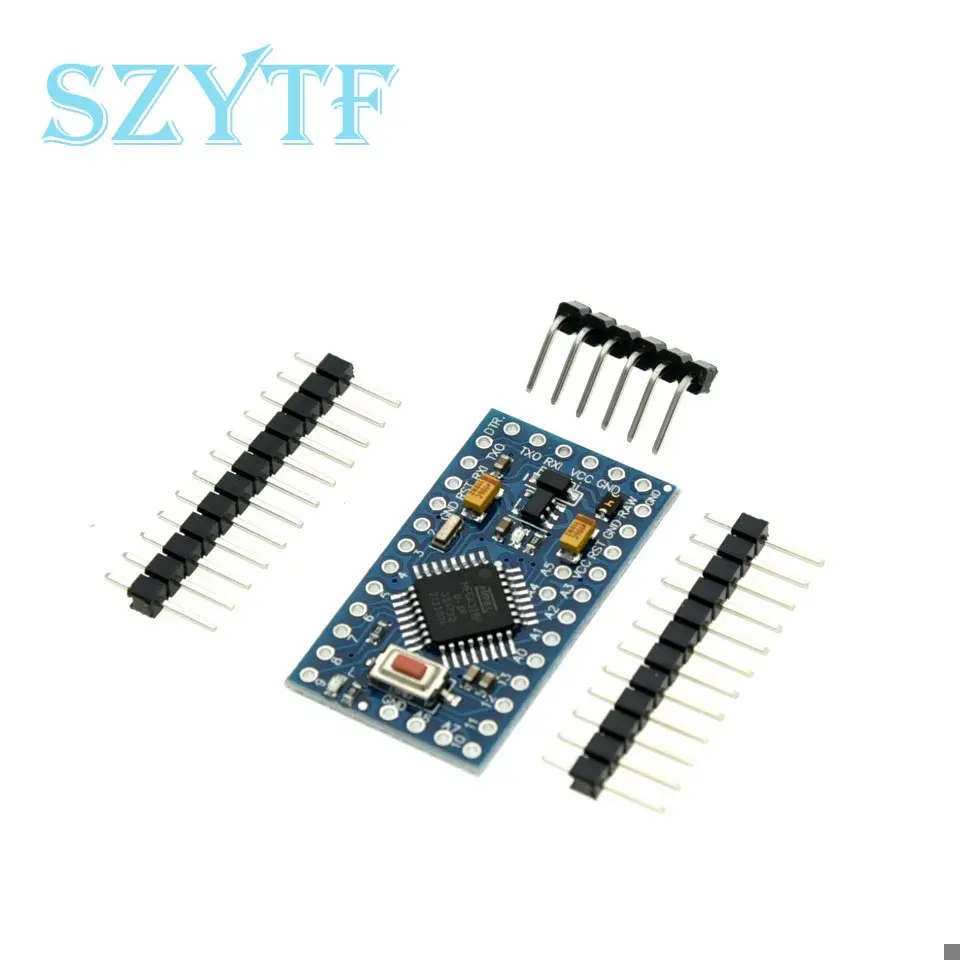 Pro Mini 328 Mini 3.3V/8M 5V/16M ATMEGA328 ATMEGA328P-AU 3.3V/8MHz 5V/16MHZ For Arduino