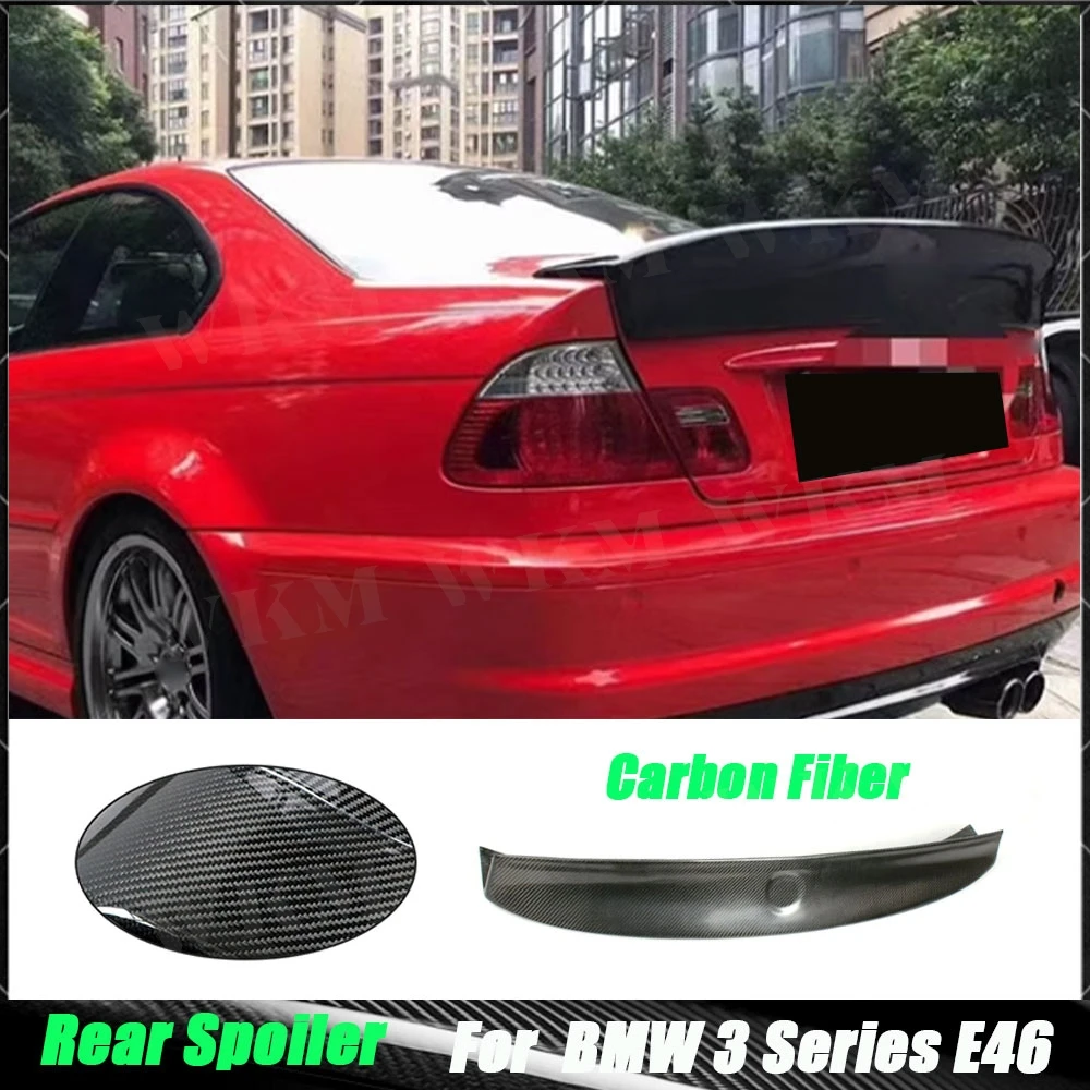 

For BMW 3 Series E46 1999-2006 Car Styling Rear Spoiler Trunk WingTwo Door Rear Wing Roof Wing High Quality Accessories