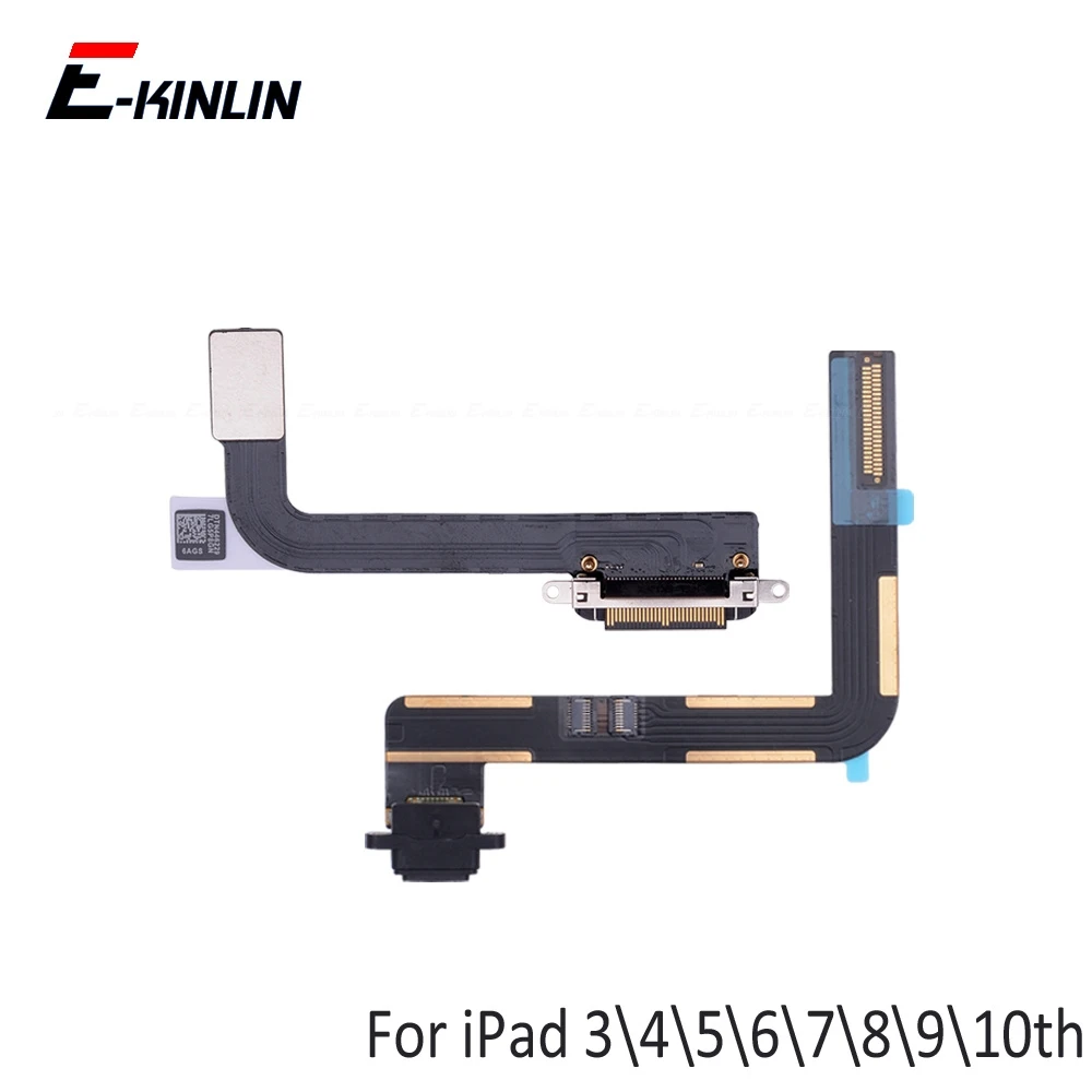 Power Charging Charger Connector Dock Port Plug Flex Cable For iPad 3 4 5 6 7 8 9 10 9.7 10.2 10.9 inch Repair Parts