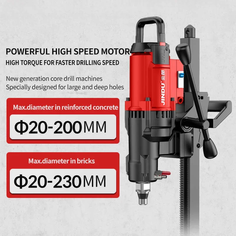 with Stand For 110 V 220 V 230 V Core Drill set machine  Powerful Rugged Concrete Core Drill rig