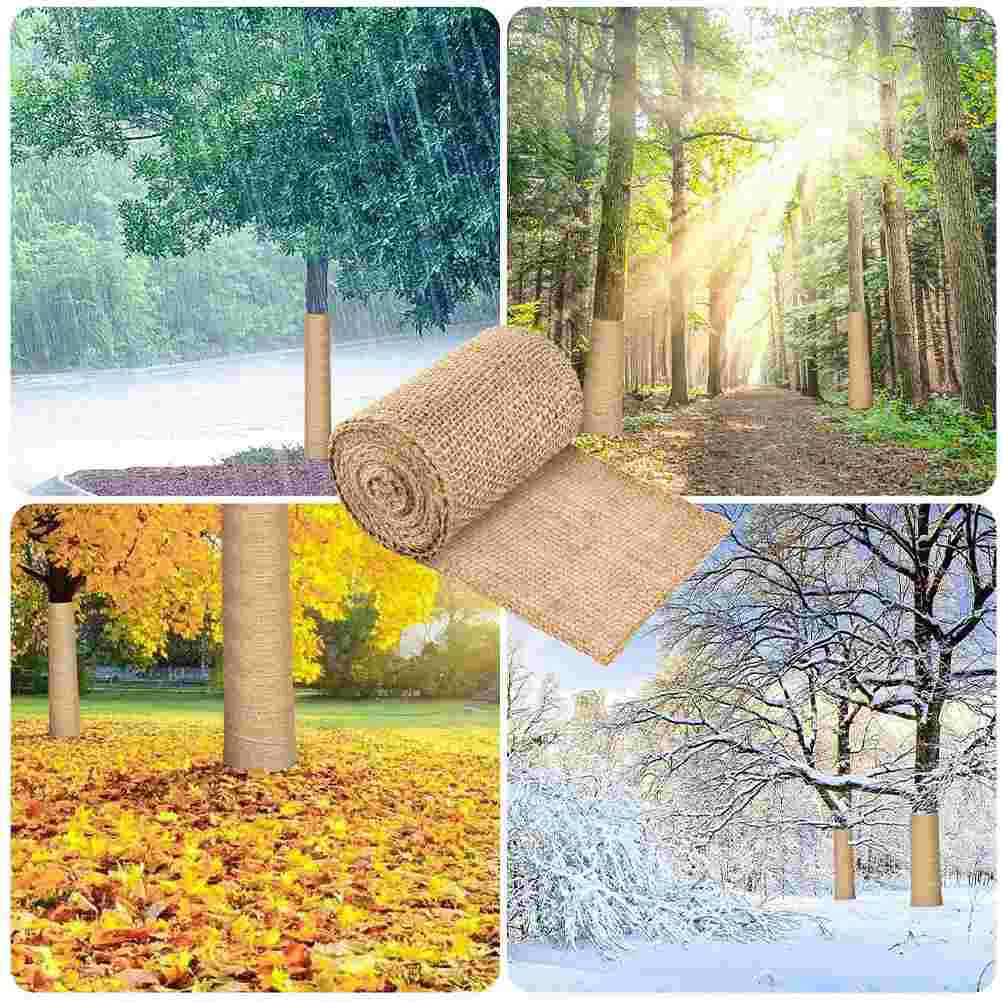 Burlap Tree Protector Garden Supply Bandages Plant Protective Film Trunk Guard Wraps Linen Protection Cover