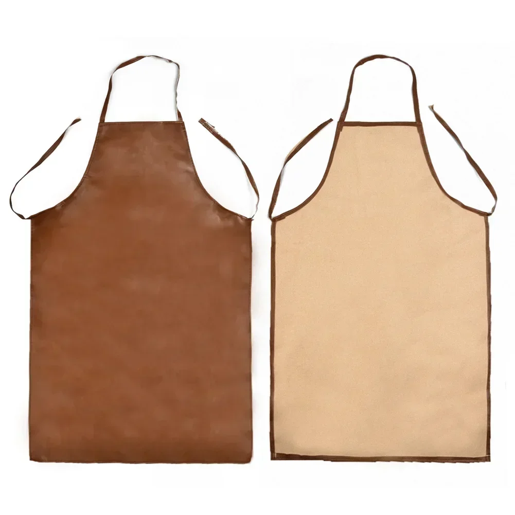 1pc Apron Welder Welding Protective 100cm Apron Safety Workwear Blacksmith Gardener Apron BBQ Aprons Bibs Kitchen Accessory