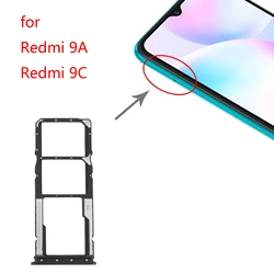 WAMY SIM Card Socket Slot Holder Micro SD Card Tray Replacement for Xiaomi Redmi 9A Redmi 9C
