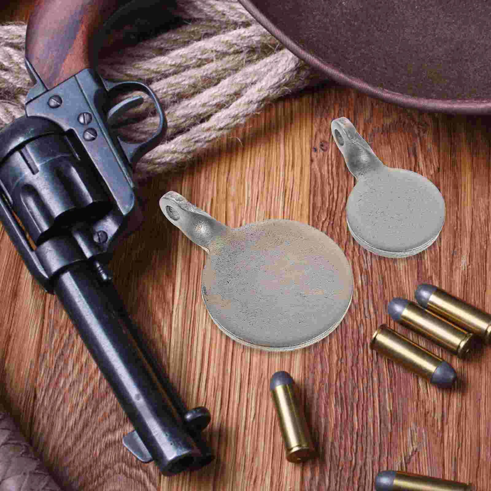 연습을위한 3 Pcs 스테인레스 스틸 슈팅 타겟 경량 컴팩트 교수형 디자인 다목적 훈련 도구