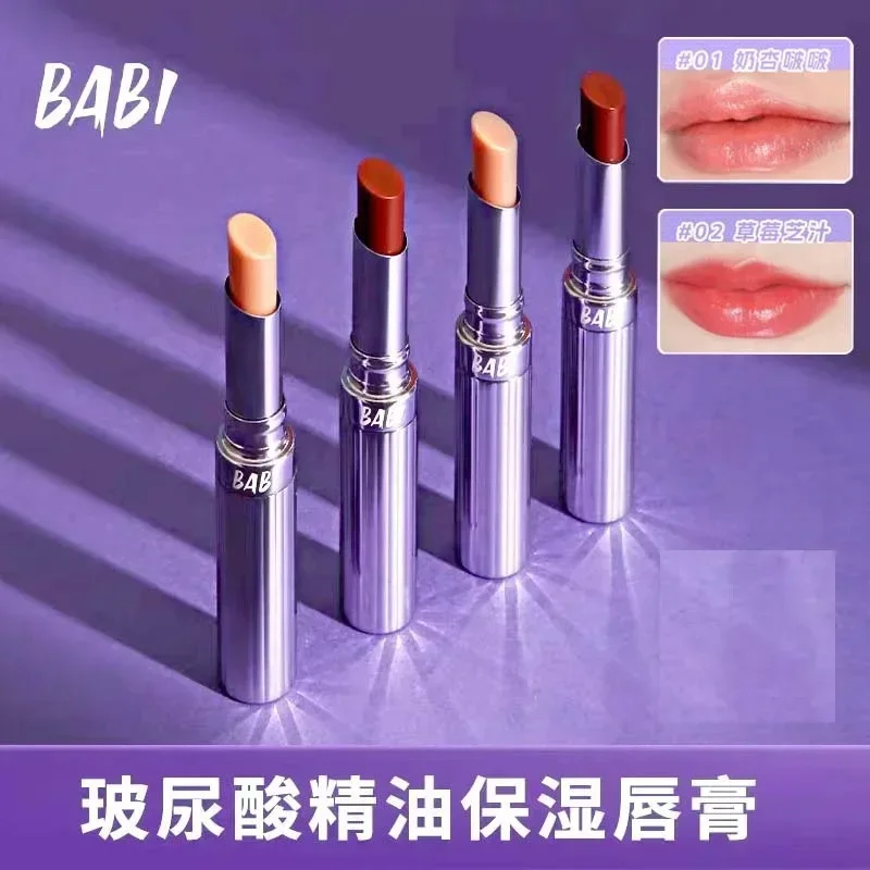 BABI Essential Oil Moisturising Colour Change Lip Balm Skin Care Product Lip Care Hydration Hyaluronic Acid Lipstick Rare Beauty