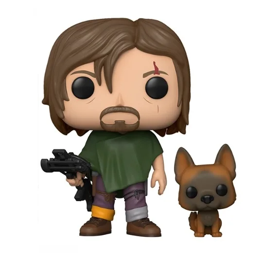 مجموعة ألعاب نموذج لشخصية الحركة من Funko-Vinyl ، ألعاب المشي الميت ، داريل ديكسون مع الكلب ، إصدار محدود ، هدية عيد ميلاد ، ، ،