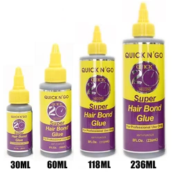 Hair Bonding Glue Super Bonding Glue Lanell Black Hair Weaving Bond Waterproof Anti Fungus Wig Glue Hair Glue for Wig