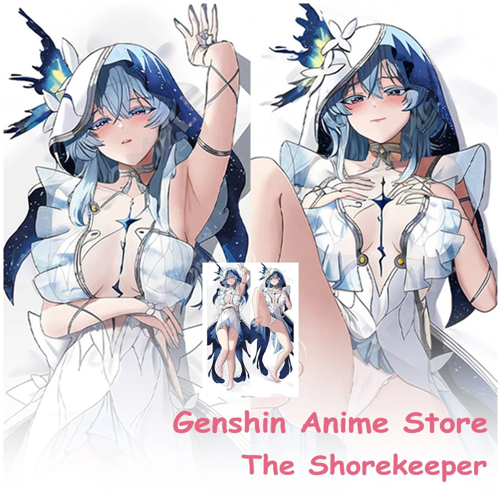 

Игра Wuthering Waves The Shorekeeper Dakimakura чехол реквизит для косплея аниме 2-сторонняя печатная подушка отаку Чехлы для подушек