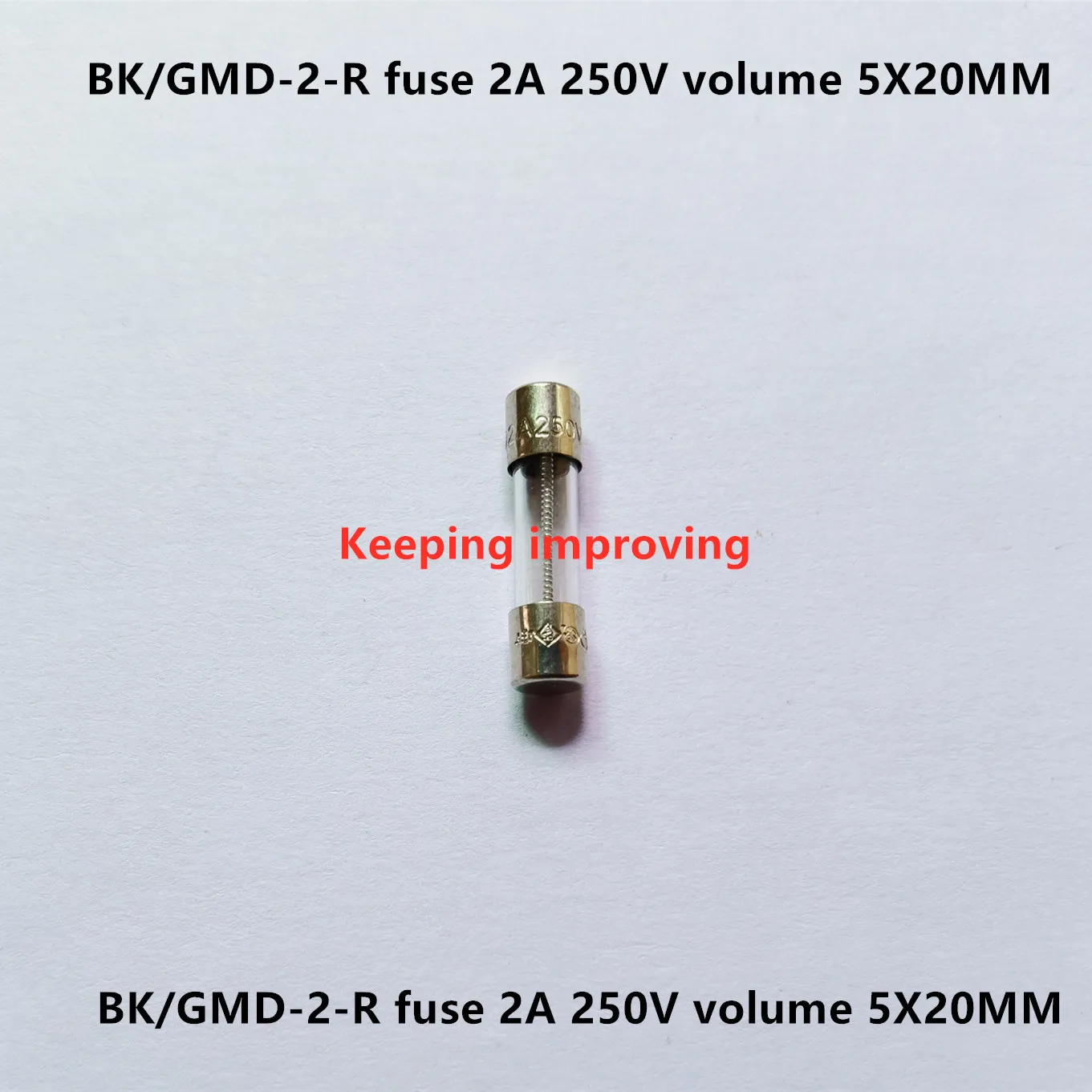 Original new 100% BK/GMD-2-R fuse 2A 250V volume 5X20MM