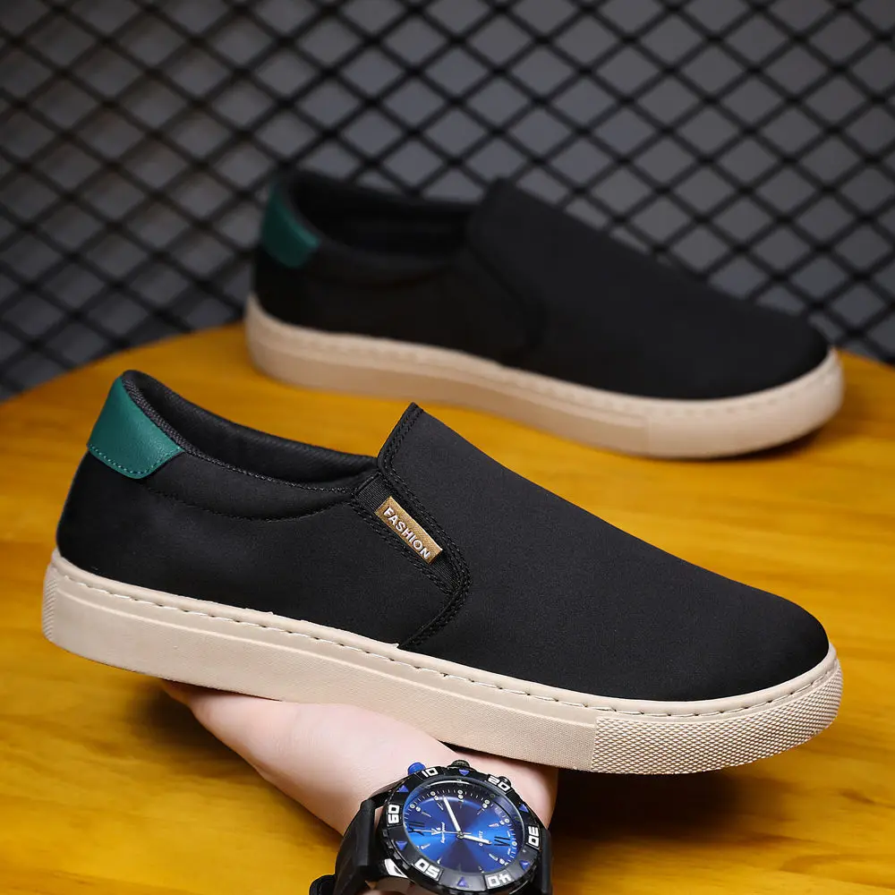 Man Shoe Lightweight Sneakers Slip-on Canvas Summer Casual Shoes for Men High Quality Fashion Luxury Sale Shipping Free Retro