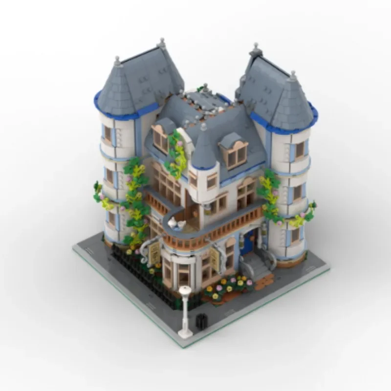 MOC Mattoni da costruzione modulari personalizzati e colazione Street View Modello Building Block Mattoni di assemblaggio creativi fai da te Giocattoli regalo per bambini