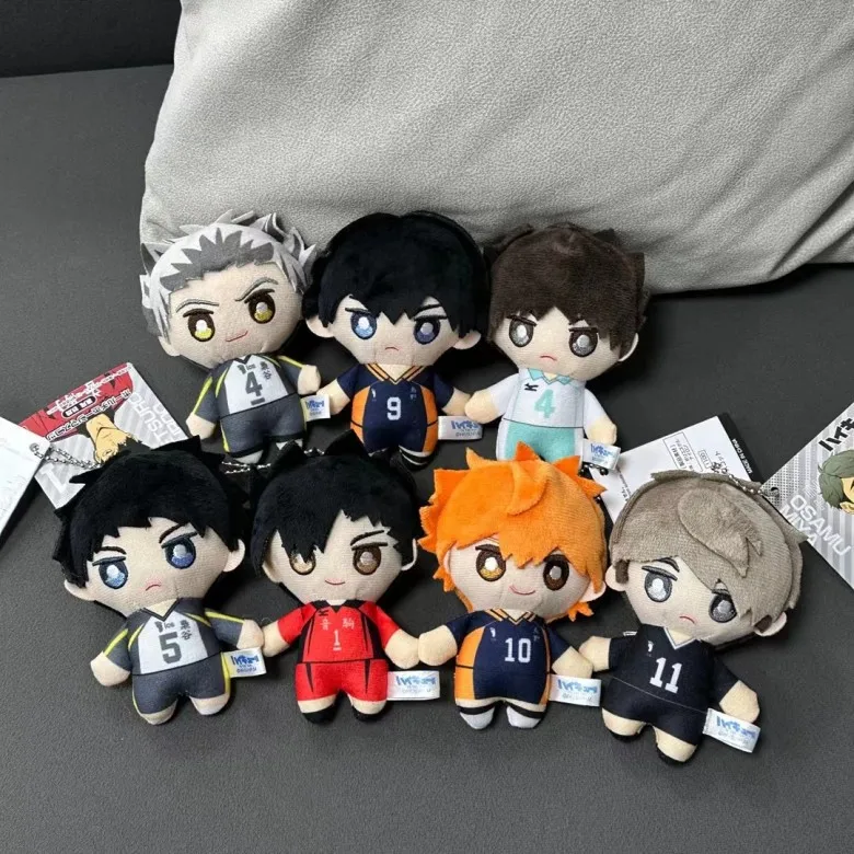 New 10cm Anime Plush Toy Toy Hinata Shyouyou Kageyama Tobio Tsukishima Kei Oikawa Tooru Nishinoya Yuu Stuffed Toy Pendant Gifts