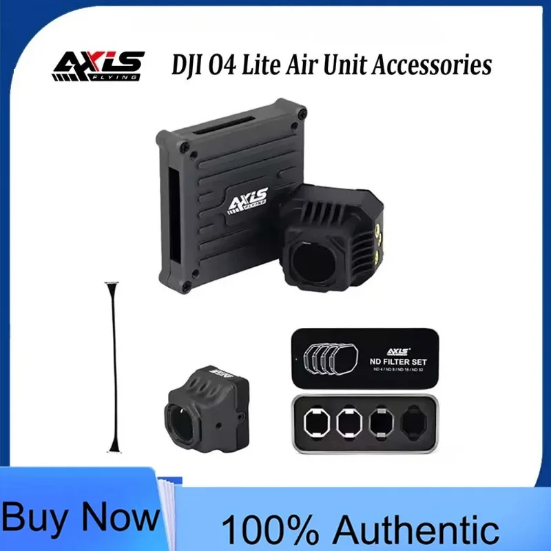 Axisflying Adapts to O4 Lite Air Unit Case Lens Image Transmission Heat Dissipation Aluminum Parts for O4 FPV Accessories