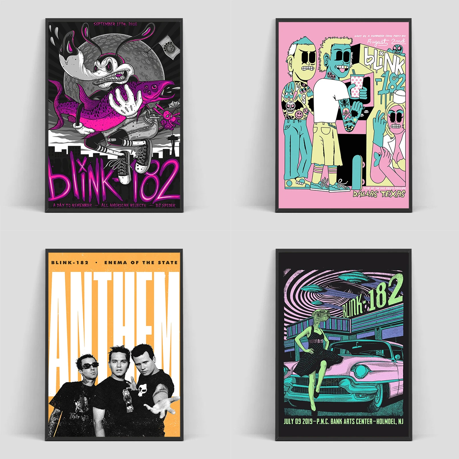 

Rock Band B-Blink 182 Poster Decoration Home Decorations Decorative Paintings Print Art Posters for Wall Decor Pictures Room Art