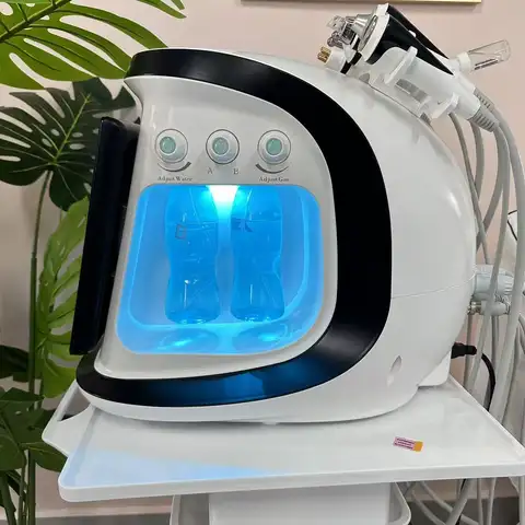 Ny vattendermabrasion syre isblå smart jet aqua peel ansiktsmaskin djuprengörande liten bubbelhudrengöringsenhet 9 best sales smarta apparater - №6
