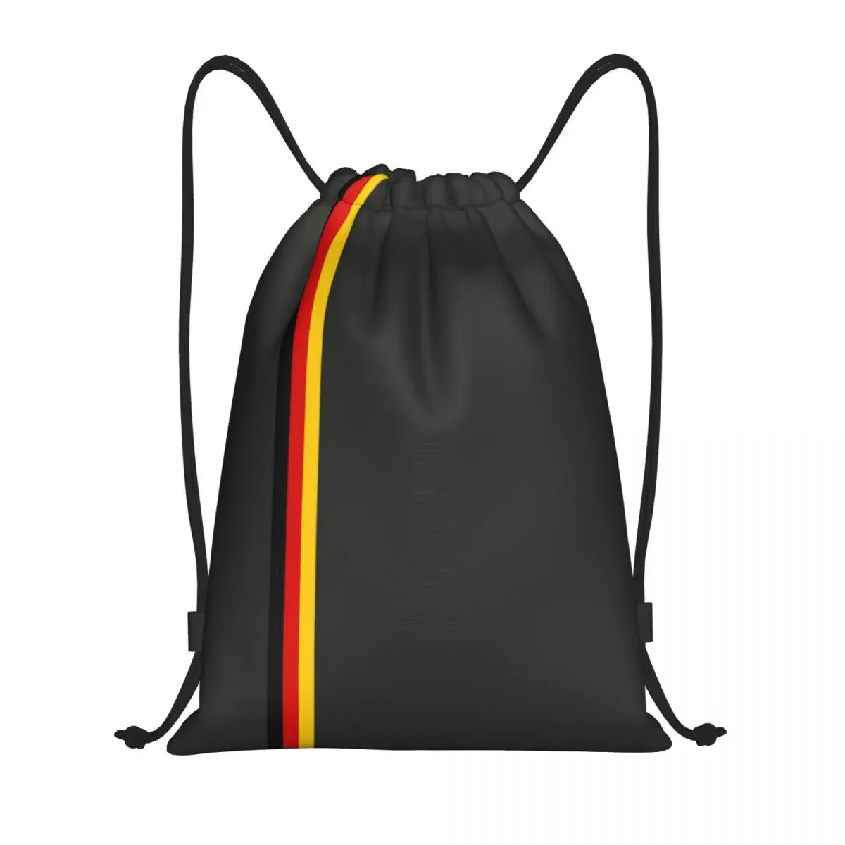 Awesome German Flag Stripe Drawstring Backpack Women Men Gym Sport Sackpack Foldable Germany Pride Training Bag Sack