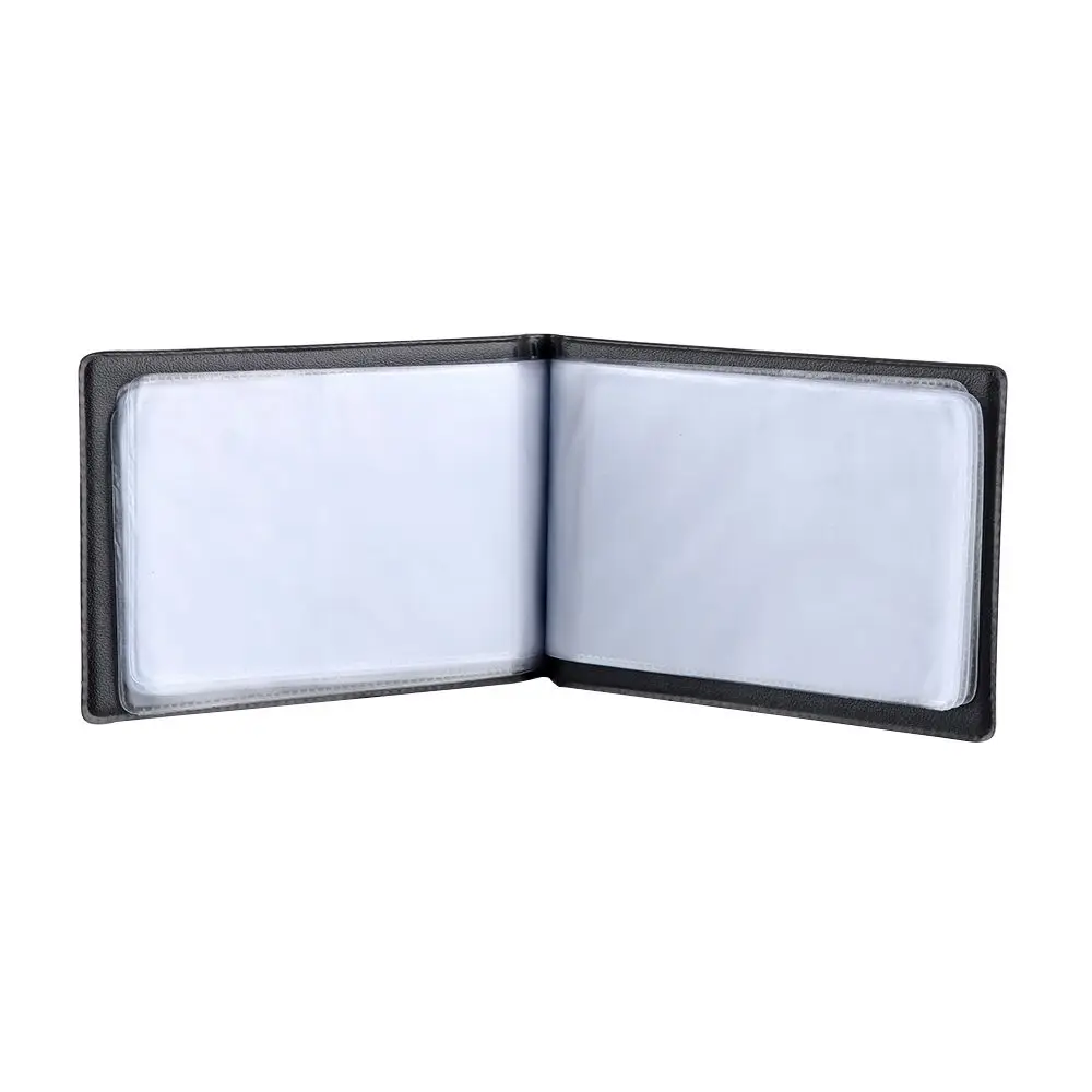 Paper Craft Credit Card Collection Leather Card Holder Books Cards Album Book Case