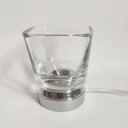 Taza de cepillo de dientes eléctrico Original para Sonicare HX9100, cargador de Base de carga, taza de enjuague bucal de vidrio de inducción, taza redonda