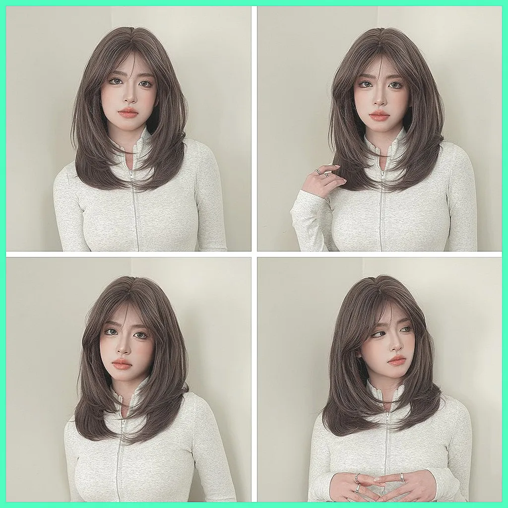 

Новый женский синтетический парик 2026 года: длинный, многослойный, с внутренними завитками, на всю голову, для повседневного использования