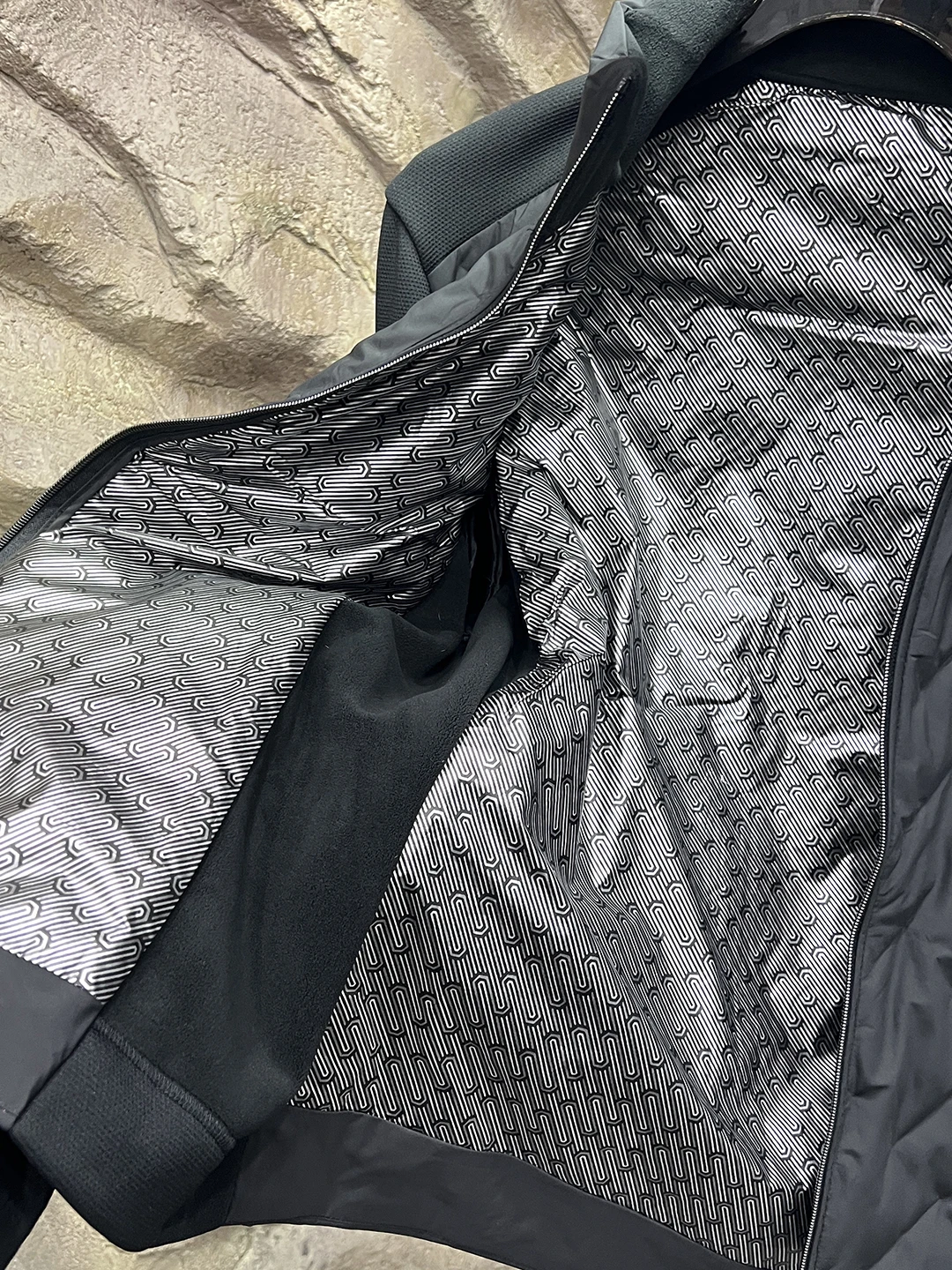 aphene Tech Lightweight Men's Down Jaet 90 Du Down Stand Collar Calor Outdoor Sle Ajuste regular Fechamento com zíper Long Sl...