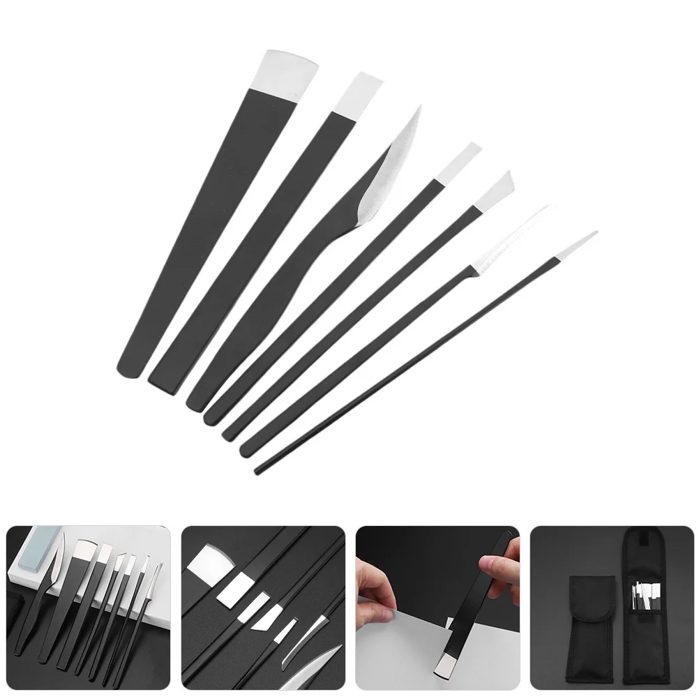 

1Set Stainless Steel Foot Scraper Pedicure Tool Set Dead Skin Callus Remover Nail Trimming Foot Care Pedicure Supplies Portable