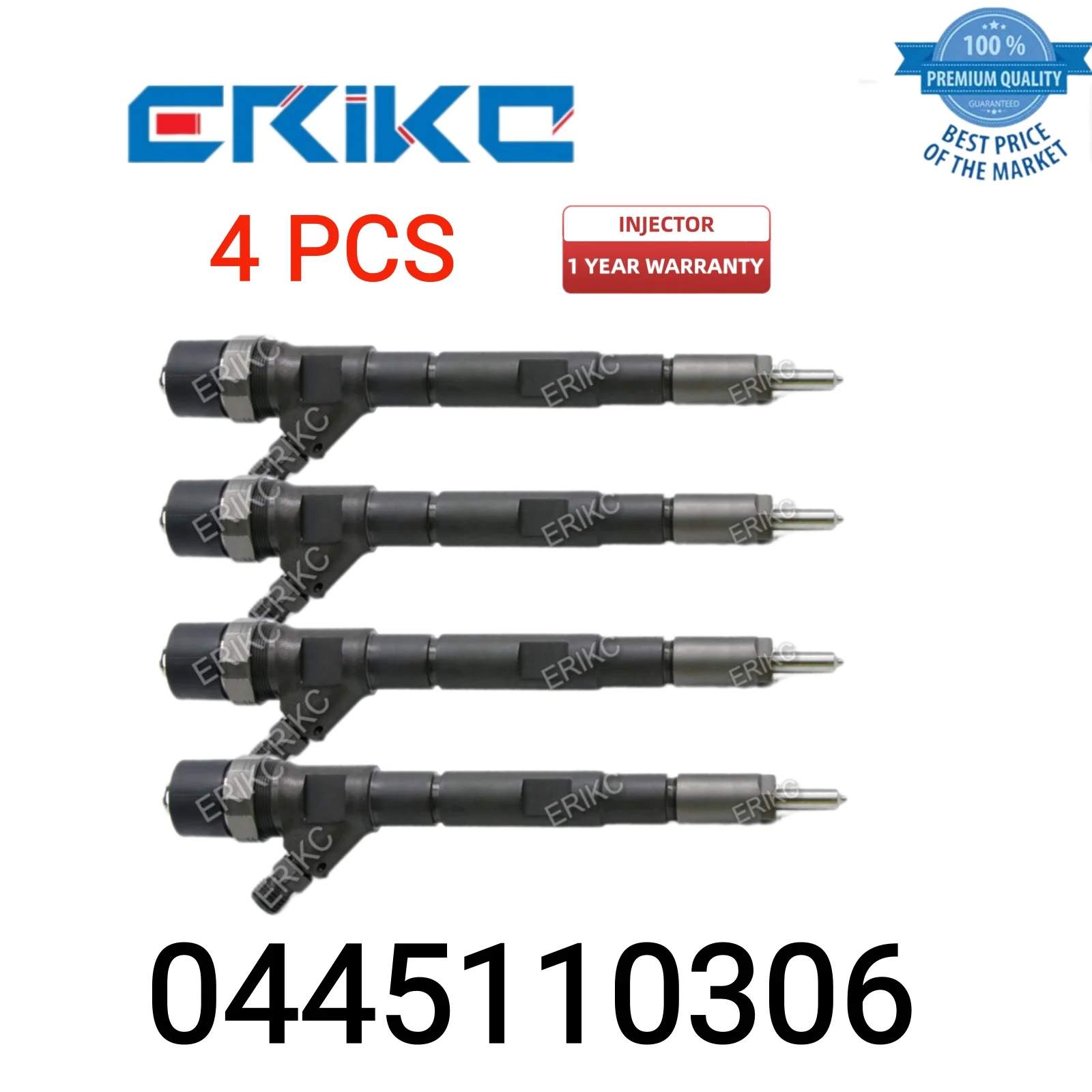 

4 PCS 0445110306 Fuel Oil Injector 0 445 110 306 Diesel Injectors 0445 110 306 Common Rail Injector Engine Injection