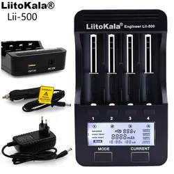 Liitokala Lii-500/Lii-202/Lii-100/Lii-300 1.2V/3.7V 18650/26650/18350/16340/18500/AA/AAA NiMH ładowarka akumulatorów litowych lii500