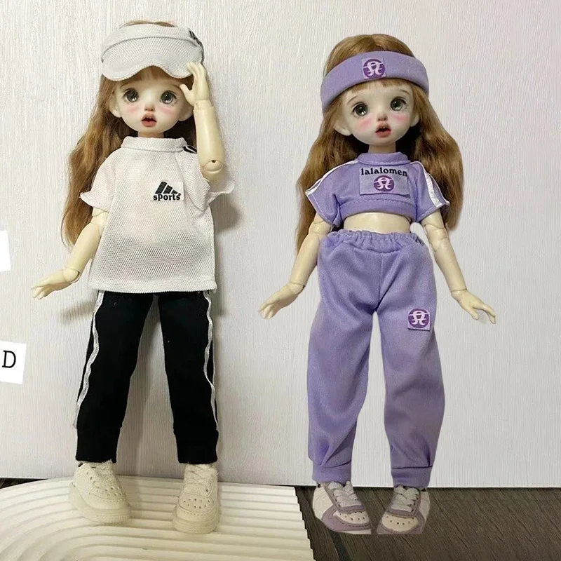 

Fashionable Sports Suit 30cm Doll Clothes 1/6 BJD Doll Outfit Set Girl Toy Gift Doll Accessories