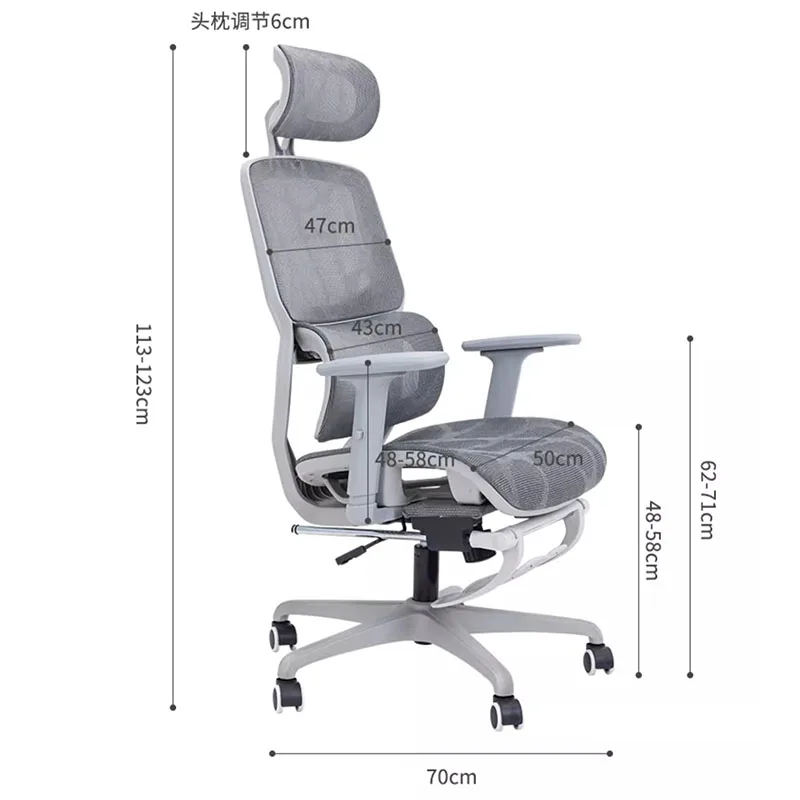 Cute Gaming Office Chair Comfortable Acrylic Rolling Arm Chair Home Computer Salon Sillas De Escritorio Office Furniture