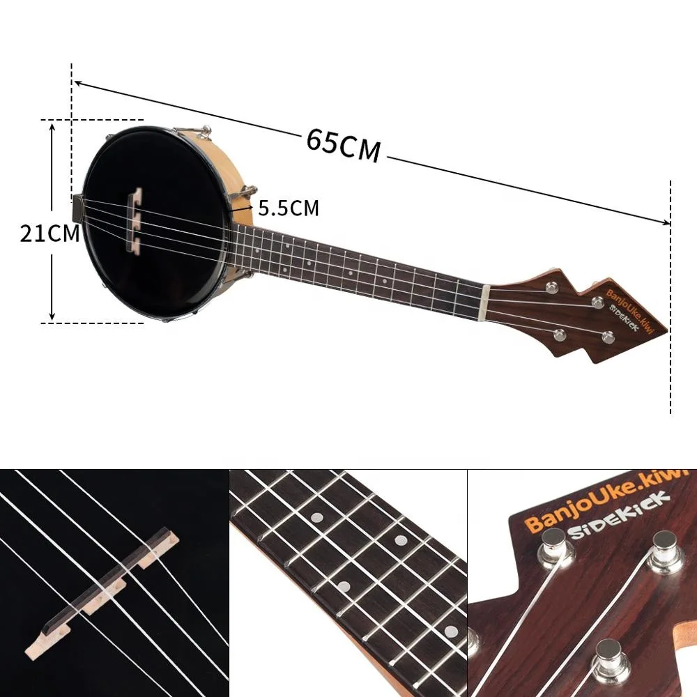 4-string Banjo 22 Frets Sapele 4-string Guitar Beginners Instrument Gift Ethnic Instrument Banjo Instrumento Musical