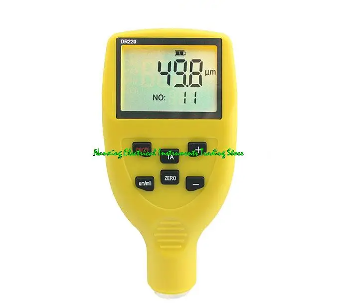 Portable Coating Thickness Gauge Meter DR220 High Sensitivity Digital Coating Thickness Tester 0~2000um (upgraded version)