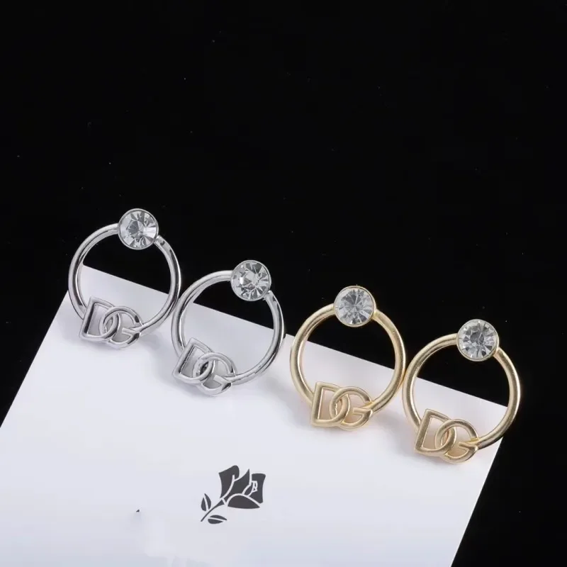 Dg European Style Earrings High-end Feeling 2023 New Arrival One-piece Agency Shipment Ins Niche Cross-border E-commerce Jewelry