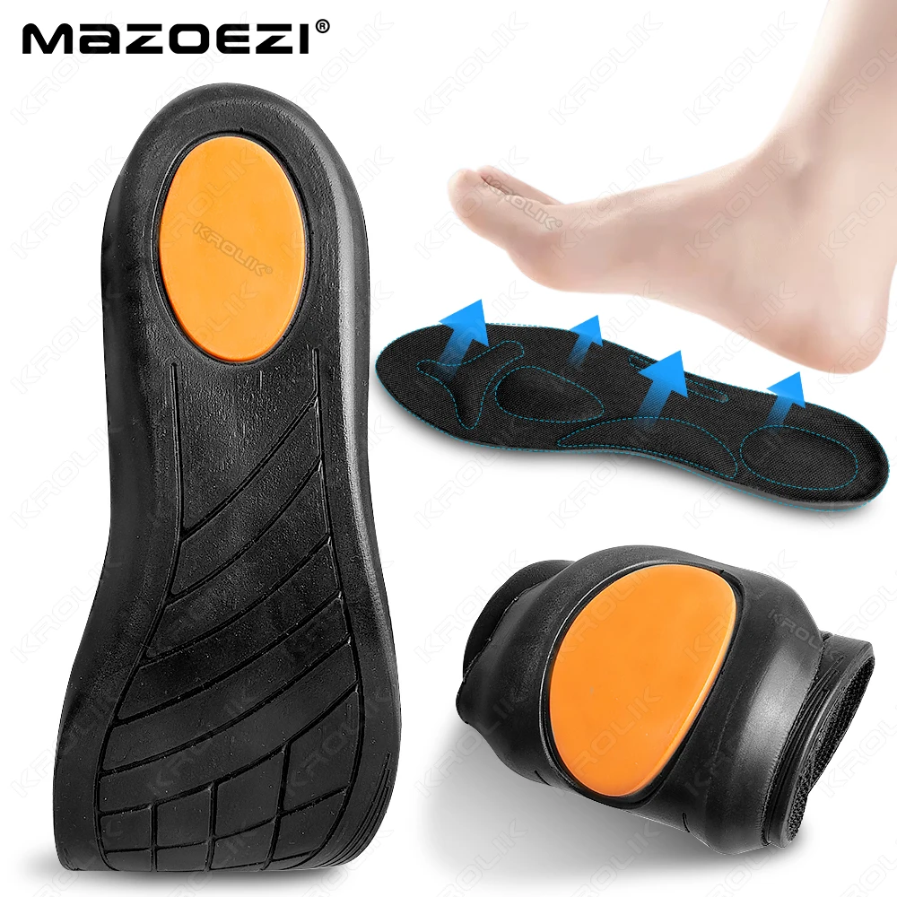 1Pair 5D Cloud Technology PU Cushion Soft Sport Insoles for Shoes High Elasticity for Men and Women Feet Care Orthopedic Insoles