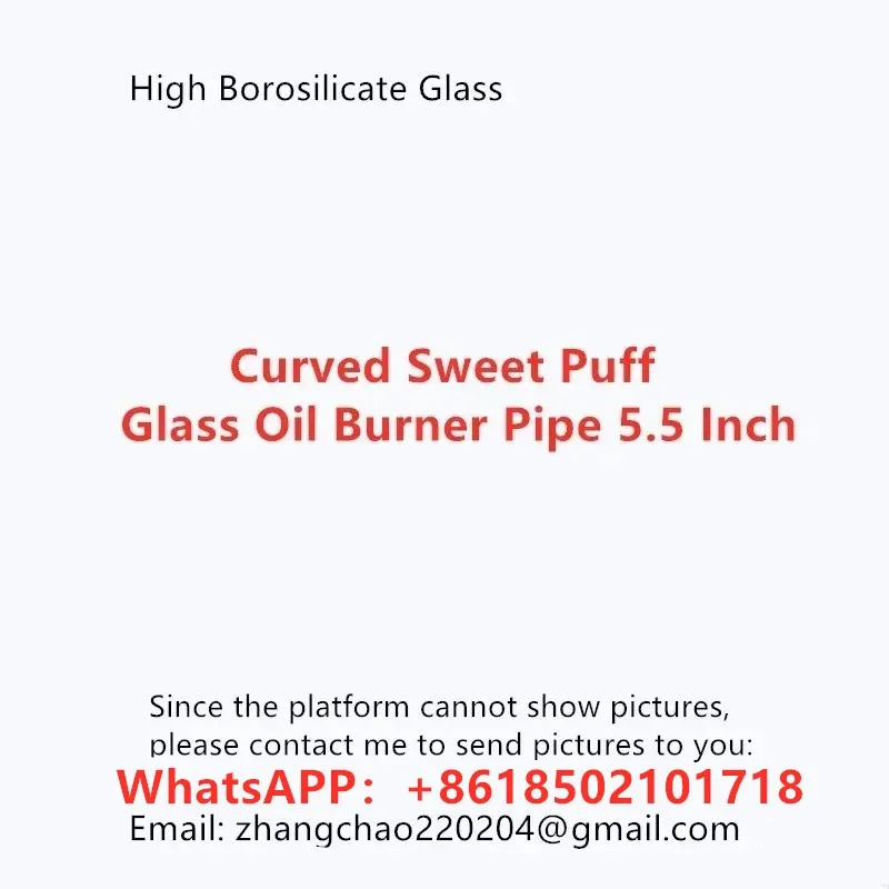 5.5 بوصة منحني الحلو نفخة سميكة الزجاج القش موقد زيتي الأنابيب عالية البورسليكات الزجاج أنابيب القش الزجاجي