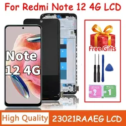23021RAAEG 23021RAA2Y Note12 Display for Xiaomi Redmi Note 12 4G lcd display screen digitizer Assembly Replacement Repair Parts