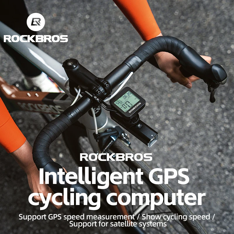 ROCKBROS GPS Bike Computer G1 Cycle Wireless Speedometer With 1000LM Bike Light Bicycle Digital Stopwatch Cycling Highlight