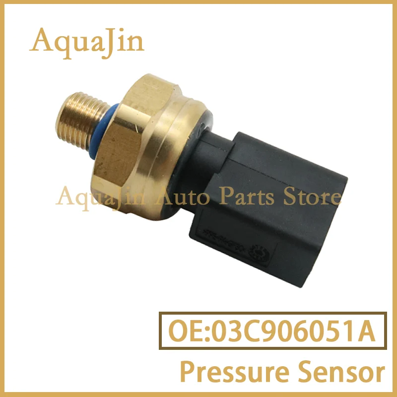 

03C906051A Датчик давления впрыска топлива для Audi A3 A8 Q7 Volkswagen VW CC Passat Golf R32 Jetta Polo Touareg Caddy 51CP03-03