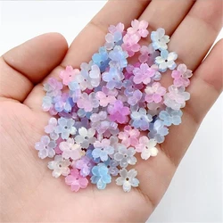 20pcs/lot new creative acetic acid flower torus resin charm connectors for diy earrings hair jewelry making accessories material