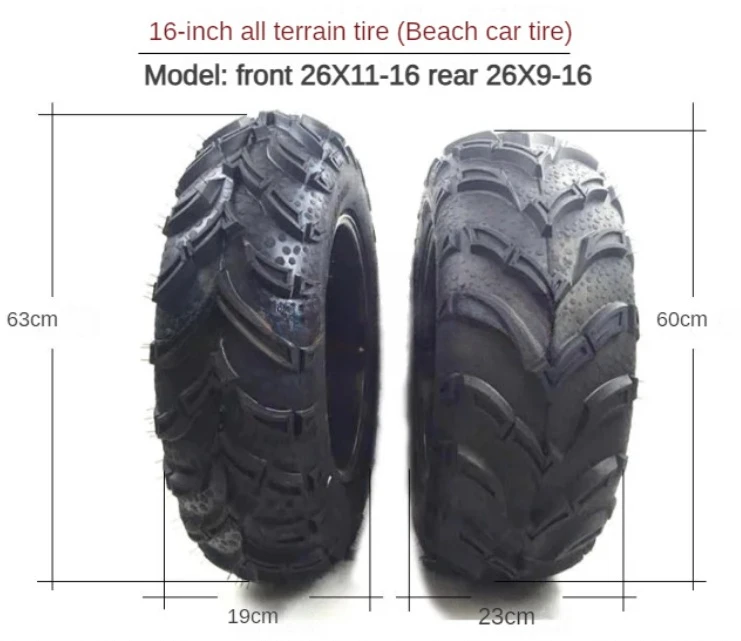 UTV tyre ATV motorcycle  for off road pattern 26x9-16 26x11-16 China tires all sizes cheap price offroad wheels